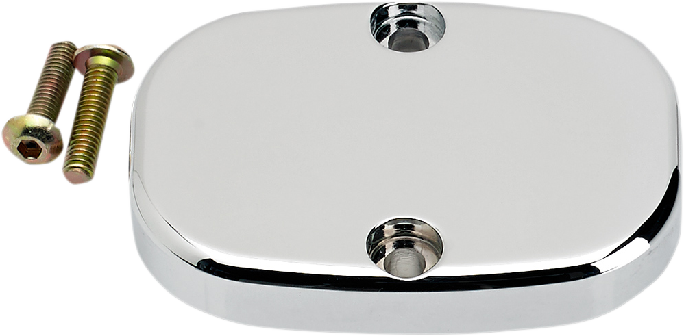 Master Cylinder Cover - Smooth - Chrome - FL - Lutzka's Garage